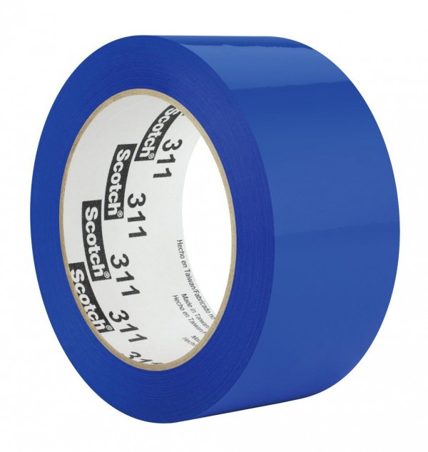 Scotch® Box Sealing Tape 311 Blue, 48 mm x 100 m, 36 per case Bulk