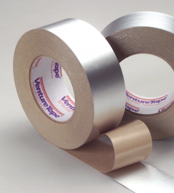 3M™ VentureClad™ Jacketing Tape 1578CW-E Embossed Natural Aluminum, 100 mm x 50 m, 12 per case