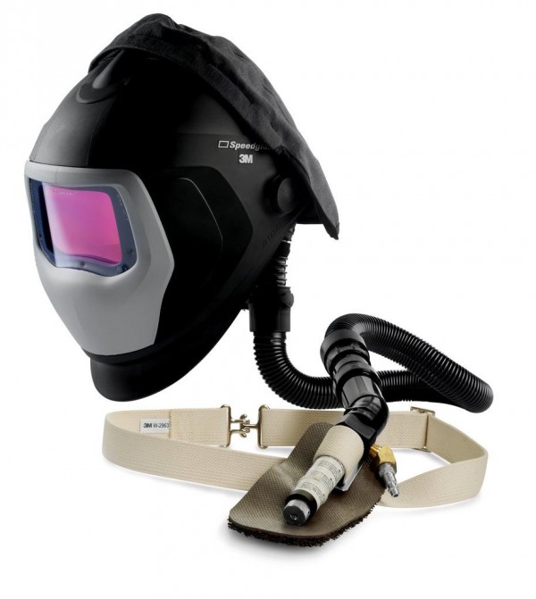 3M™ Speedglas™ Fresh-Air III Supplied Air System 25-5702-30iSW, with V-100 Vortex Air-Cooling Valve and 9100-Air Welding Helmet, ADF 9100XXi, 1 EA/Case