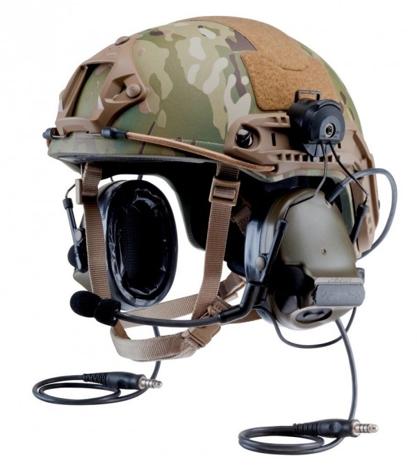 3M™ PELTOR™ COMTAC™ III ACH Communication Headset, Single COMM, Accessory Rail Connector, Olive Drab Green MT17H682P3AD-47 GN 1 EA/Case