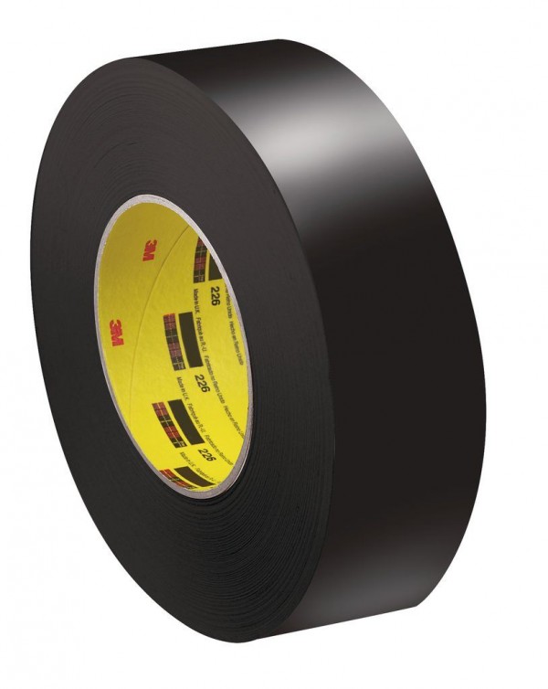 Scotch® Solvent Resistant Masking Tape 226 Black, 48 in x 60 yd 10.6 mil, 1 per case Bulk
