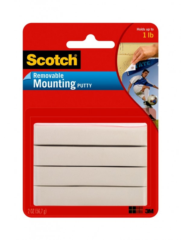 Scotch® Mounting Putty 860 Removable 2 oz.