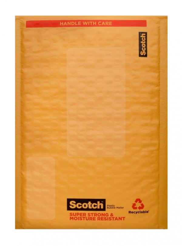 Scotch™ Poly Bubble Mailer 8913, 6 in x 9 in