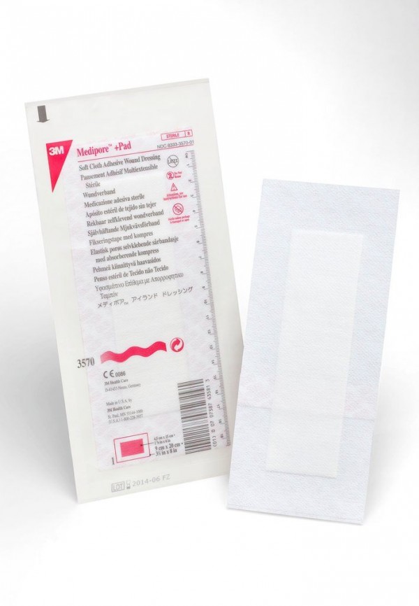 3M™ Medipore™ +Pad Soft Cloth Adhesive Wound Dressing 3570