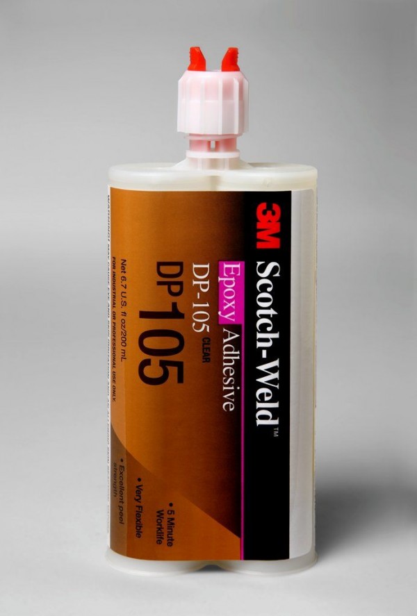 3M™ Scotch-Weld™ Epoxy Adhesive DP105 Clear, 200 mL, 12 per case