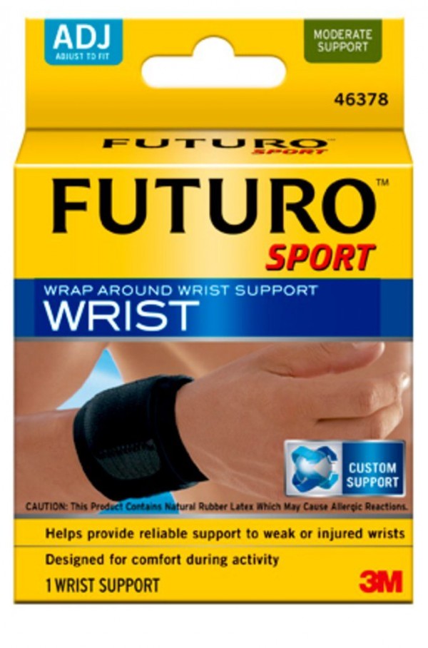 FUTURO™ Sport Wrap Around Wrist Support 46378EN, Adjustable Black