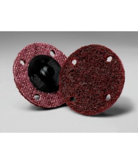 Scotch-Brite™ Roloc™ Surface Conditioning D/F Disc TR, 2 in x NH 4 Holes A MED, 50 per inner 200 per case