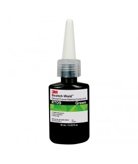 3M™ Scotch-Weld™ General Purpose Retaining Compound RT09, 0.33 fl oz/10 mL Bottle, 10 per case