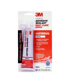 3M™ Marine Adhesive Sealant 5200 Fast Cure White, PN05220, 3 oz Tube, 6 per case