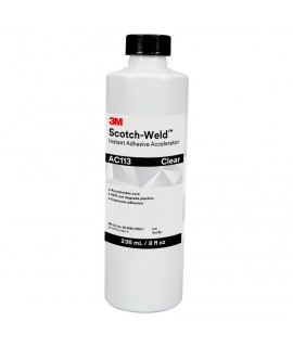 3M™ Scotch-Weld™ Instant Adhesive Accelerator AC113, 8 fl oz/236 mL bottle, 4 per case