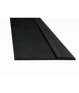 3M™ Matting Edging, Low Profile, Black, 5/8 in x 25 ft, Roll, 1/case