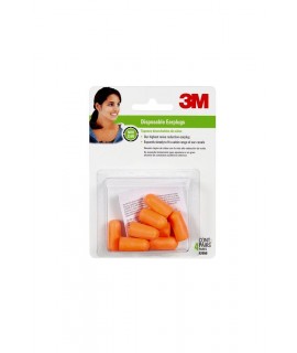 3M™ L&G Disposable Earplugs 92050-10DC-LG, 4 pair/pack, 10 packs/case, Orange