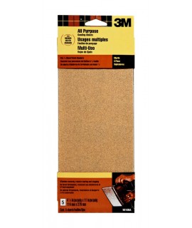 3M™ Sandpaper 9010NA, 4.5 in x 11 in, Aluminum Oxide Medium Grit