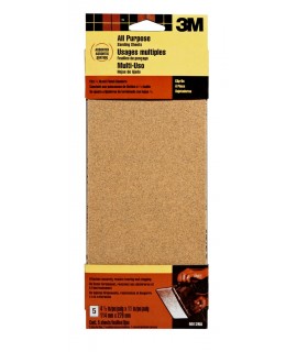 3M™ Power Sanding Sheets 9012NA, 4.5 in x 11 in, Assorted Grit