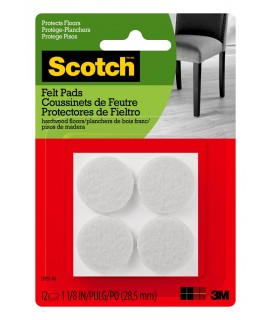 Scotch™ Felt Pads SP851-NA, 1 1/8 inch