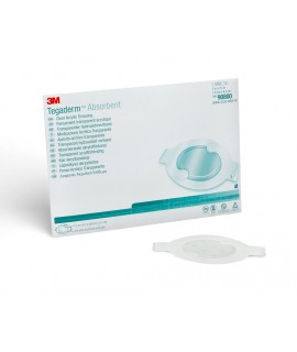 3M™ Tegaderm™ Absorbent Clear Acrylic Dressing, Small Oval 90800