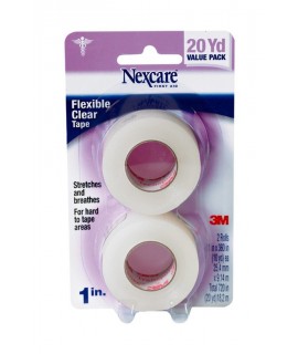 Nexcare™ Transpore™ Clear First Aid Tape, 527-P1, 1 in x 10 yds, Wrapped