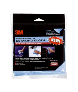 3M™ Perfect-It™ Show Car Detailing Cloth 39015, Blue, 12/1, 1 pack