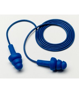 3M™ E-A-R™ UltraFit™ Earplugs 340-4017, Metal Detectable, Corded, Econopack, 2000 EA/Case