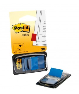 Post-it® Flags 680-2 (36) 1 in x 1.7 in (25,4 mm x 43,2 mm) Blue 50/dispenser