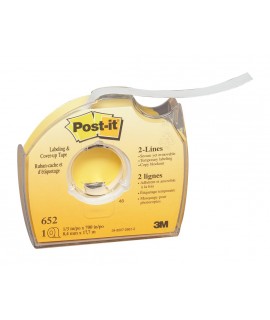 Post-it® Labeling and Cover-Up Tape 652, 1/3 in x 700 in