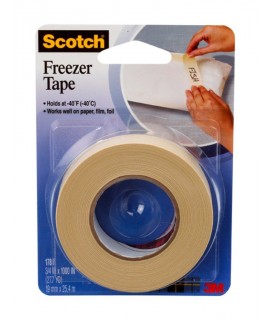 Scotch® Freezer Tape 178NA, 19mm x 25.4m