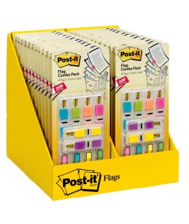 Pack-n-Tape  3M 3432-SSMIA Post-it Super Sticky Notes, Assorted
