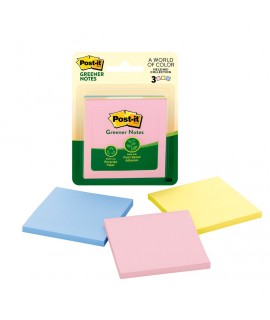 Post-it Notes 653-4AF, 1-3/8 in x 1-7/8 in (34,9 mm x 47,6 mm) Cape Town Collection