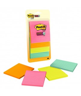 Post-it® Super Sticky Notes, 4421-4SSMX, 4 in x 4 in (101 mm x 101 mm)
