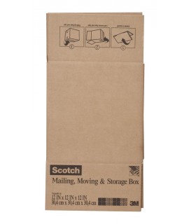 Scotch™ Folded Box, 8012FB 12 in x 12 in x 12 in