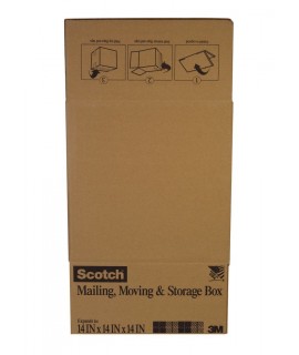 Scotch™ Folded Box, 8014FB 14 in x 14 in x 14 in