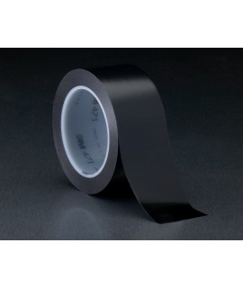 3M™ Vinyl Tape 471 Black, 1/4 in x 36 yd, 144 individually wrapped rolls per case Conveniently Packaged