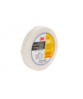 3M™ Venting Tape 394 White, 3/4 in x 36 yd 4.0 mil, 48 individually wrapped rolls per case, Conveniently Packaged