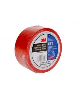 3M™ Vinyl Tape 471 Red, 3/8 in x 36 yd, 96 individually wrapped rolls per case Conveniently Packaged
