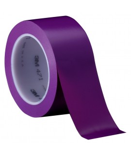 3M™ Vinyl Tape 471 Purple, 1/2 in x 36 yd, 72 per case Bulk