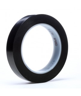 3M™ Vinyl Tape 471 Black, 1/2 in x 36 yd 5.2 mil, 72 per case Bulk