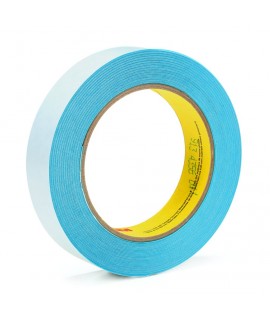 3M™ Repulpable Double Coated Flying Splice Tape for Newsprint 913 Blue, 24mm x 33m, 36 per case Bulk