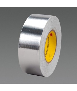 3M™ Conductive Aluminum Foil Tape 3302 Silver, 60 in x 36 yd 3.6 mil, 1 roll per case