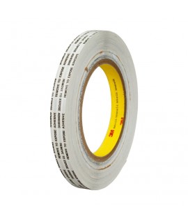 3M™ Adhesive Transfer Tape Extended Liner 466XL Translucent, 1/2 in x 60 yd Bulk, 72 rolls per case