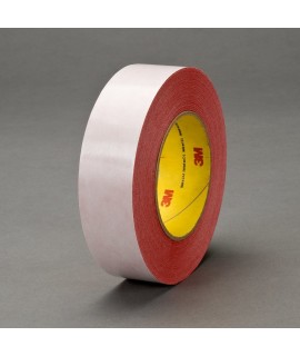 3M™ Double Coated Tape 9737R Red, 12 mm x 55 m, 96 rolls per case