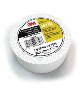 3M™ Extreme Sealing Tape 4411N  Translucent , 1 1/2 in x 5 yd, 12 rolls per case