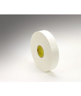 3M™ Double Coated Polyethylene Foam Tape 4466 White, 1/2 in x 36 yd 1/16 in, 18 per case Bulk