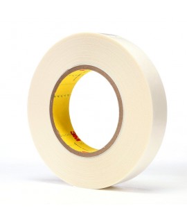 3M™ Double Coated Tape 9579 White, 1 in x 36 yd 9 mil, 36 rolls per case