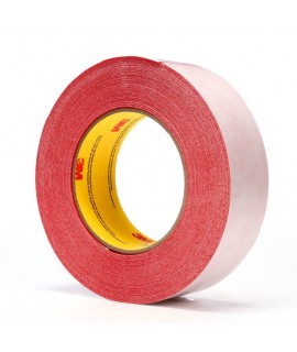 3M™ Double Coated Tape 9737R Red, 36 mm x 55 m, 32 rolls per case