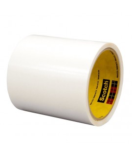 3M™ Double Coated Tape 9828 Clear, 54 in x 250 yd 4 mil, 1 roll per case
