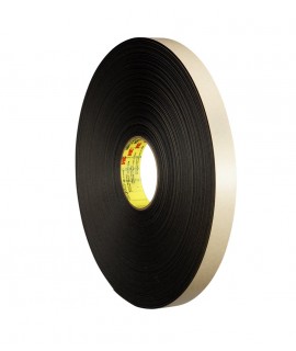 3M™ Double Coated Polyethylene Foam Tape 4492B Black, 48 in x 175 yd, 1 per case Bulk