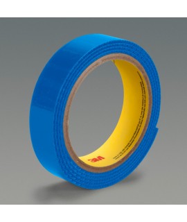 3M™ Fastener SJ3519FR Hook Flame Resistant S020 Electric Blue, 1 in x 50 yd 0.15 in Engaged Thickness, 3 per case Bulk