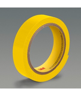 3M™ Fastener SJ3519FR Hook Flame Resistant S002 Yellow, 1 in x 50 yd 0.15 in Engaged Thickness, 3 per case Bulk
