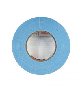 3M™ Premium Matte Cloth (Gaffers) Tape GT1 Fluorescent Blue, 24 mm x 50 m 11 mil, 48 rolls per case