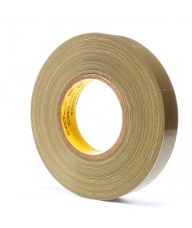 Scotch® Polyethylene Coated Cloth Tape 390 Olive, 1 in x 60 yd 11.7 mil, 36 per case Bulk